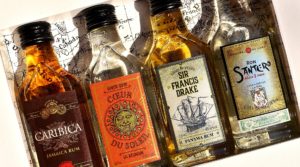 A selection of Rum Bottles