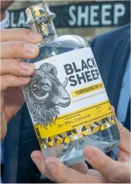 black sheep gin bottle